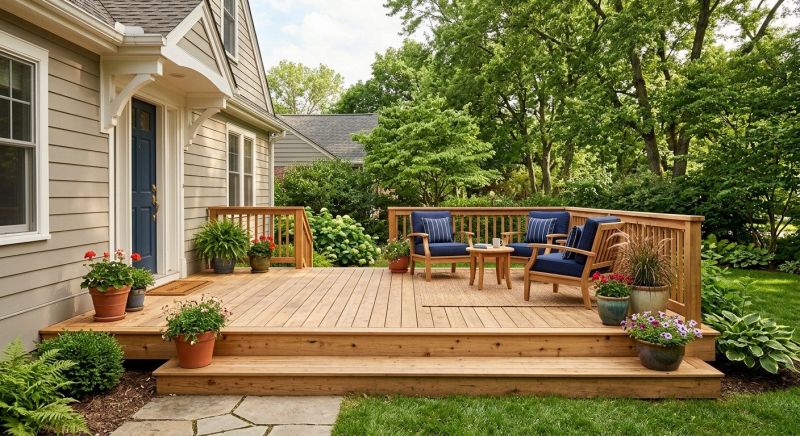 Front Deck Construction in Fairfield County, CT