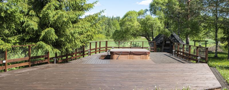 Hot Tub Deck Installation in Worcester, MA