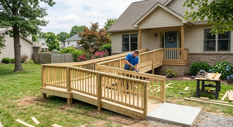 Wheelchair Ramp Installation in Kansas City, KS